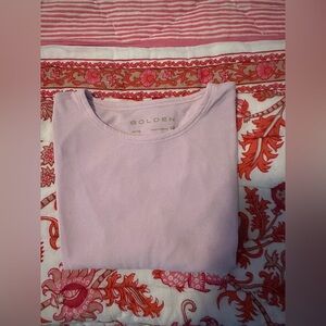 Aritzia Pink Butter Cropped Long Sleeve